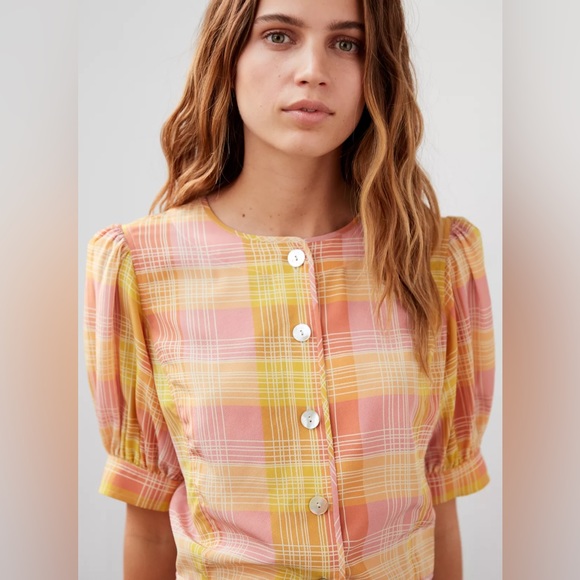 Wilfred Tops - ARITZIA | WILFRED LE FOU | Alban Silk Blouse | Medium